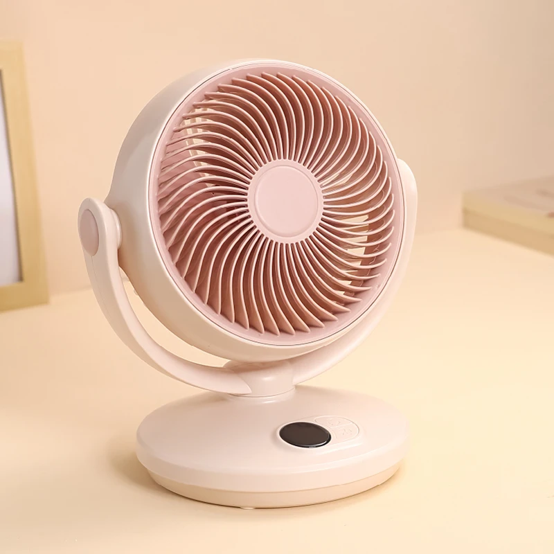 Smart Home Charging Mute Electric Fan Home Desktop Desktop Air Circulation Fan Portable Small Fan Custom Gift Factory Wholesale