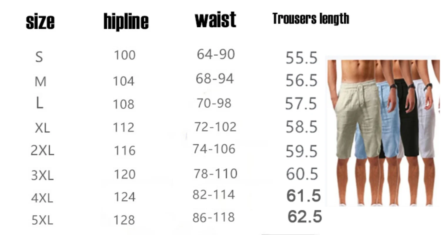 Pantaloncini di lino in cotone da uomo Pantaloni corti di lino casual larghi Pantaloni di lino tinta unita traspiranti estivi maschili Fitness Streetwear