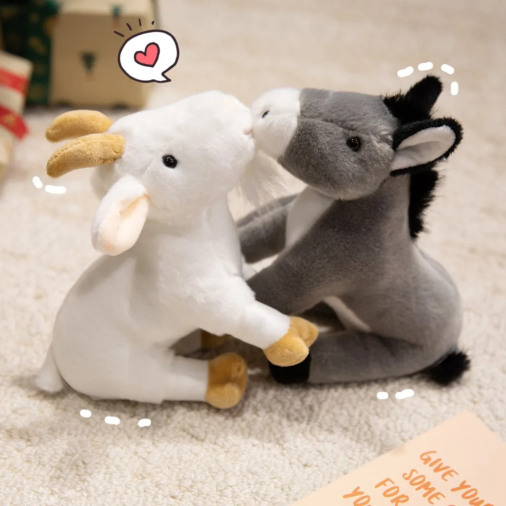 20 ซม.ป่ายืนสัตว์ของเล่นตุ๊กตาน่ารักยีราฟ/สิงโต/ฟ็อกซ์/Tiger ของขวัญวันเกิดเด็กทารกมาพร้อมกับ Appease ตุ๊กตาตกแต่งบ้าน