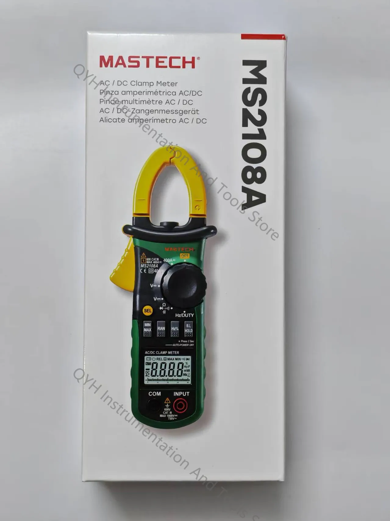 Mastech MS2108A Clamp Meter Digital Multimeter Current Voltage  Capacitor Frequency Capacitance Tester AC 400A Current Clamp - view 6