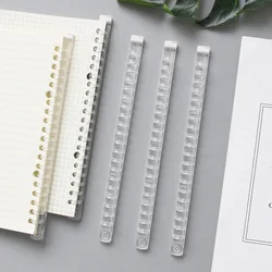 10pcs/box A5 Loose-leaf Binding Strip Binding Ring B5 Plastic Loose-leaf Binder Loose-leaf Ring Bucklea5 Binder Rings