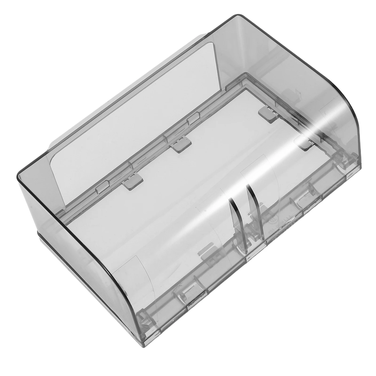 

86 Type Double Gang Thickened Transparent Black Adhesive Mounting Outlet Protector Splash Proof Socket Cover Home Use Electrical