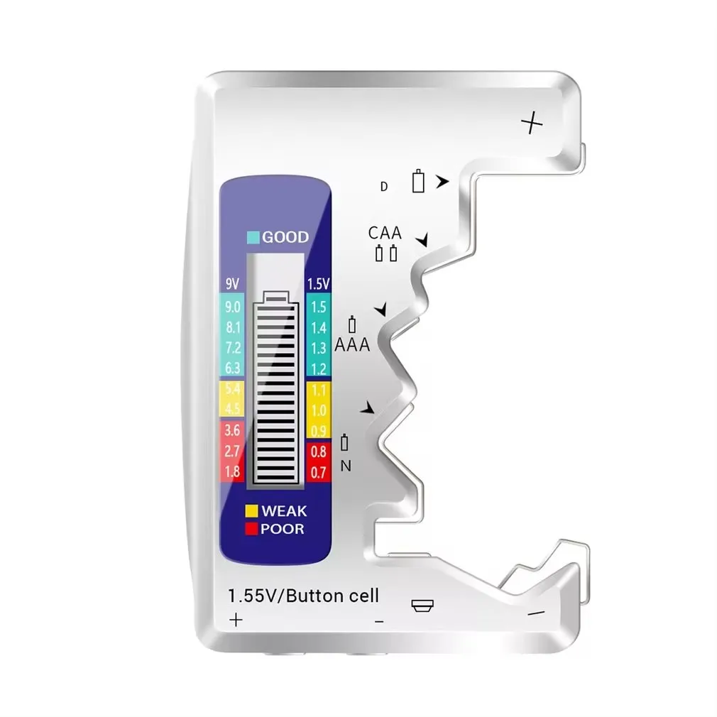 BT886 Digital Battery Tester LCD Display 9V 1.5V Button Cell Battery Capacity Check Detector Capacitance Diagnostic Tool
