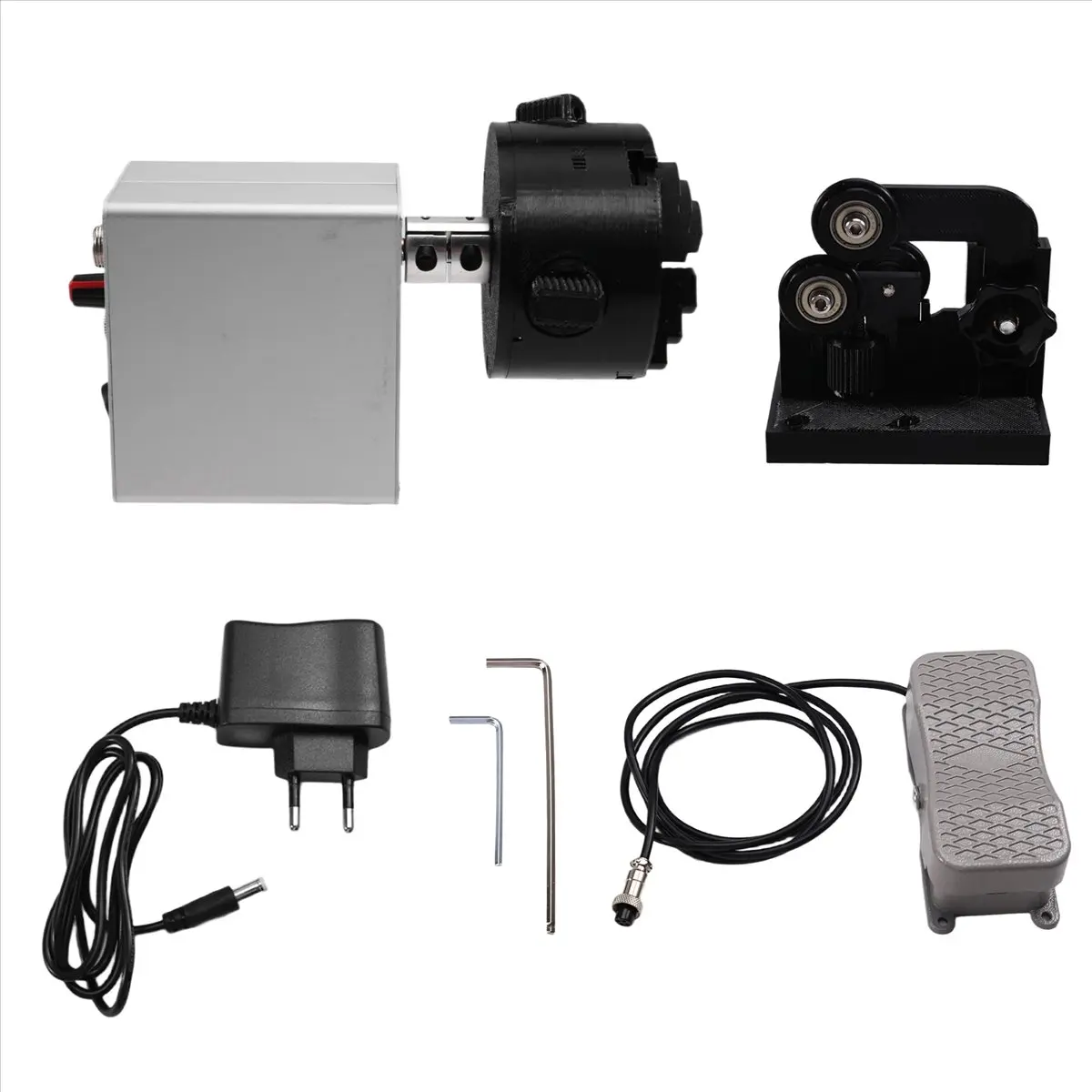 

Ремкомплекты для электрической удочки, аксессуары для модификации удочки «сделай сам», с педалью, вращающаяся машина для склеивания, вилка европейского стандарта [cilae-17R]