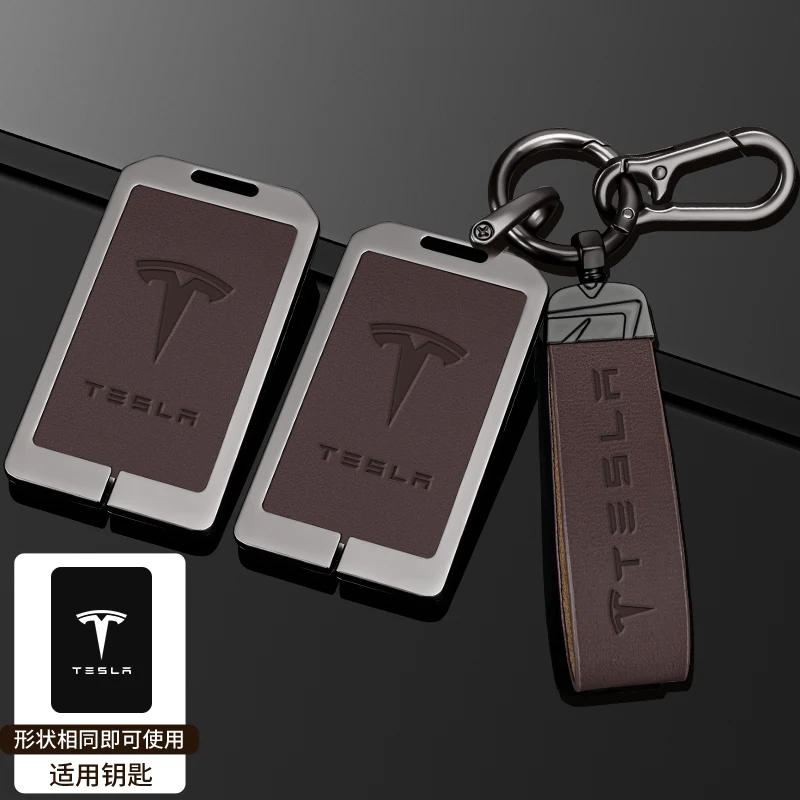 In lega di zinco auto Smart NFC Card Key Cover Case Protector Holder Shell per Tesla Model 3 Model S Model X Model Y accessori per auto