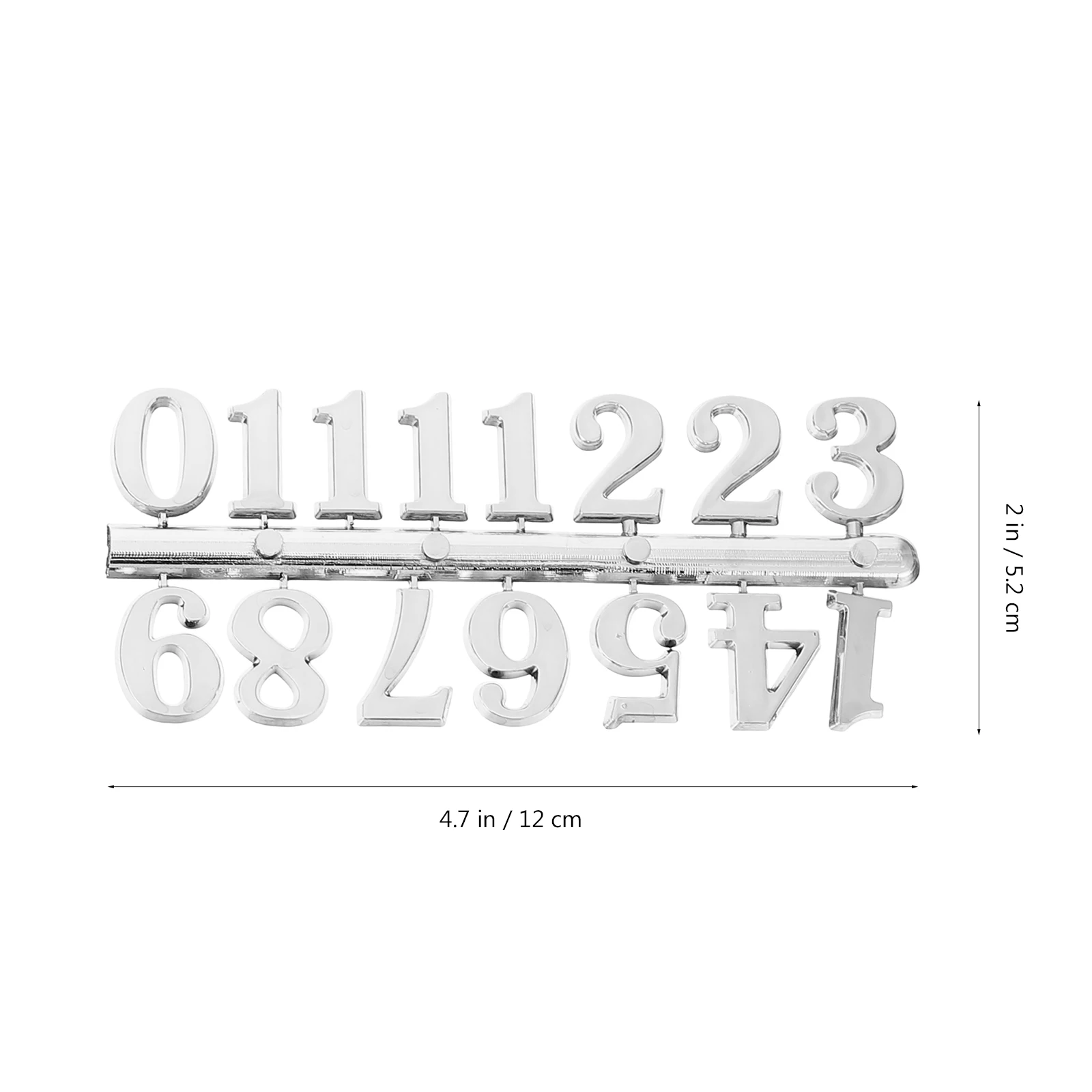 

15Sets Clock Numerals DIY Arabic Number Hanging Digital Wall Clock Accessories Replacement Repair Parts DIY Numerals