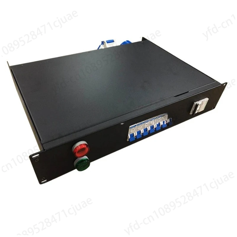 2U Rack Mount 32A SIngle Phase Input Small Power Distribution DB Box