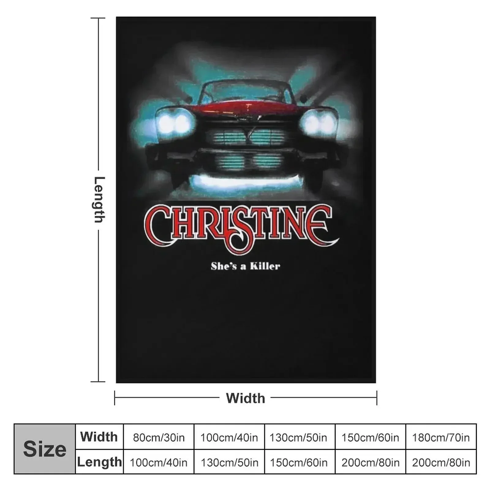 Awesome Movie Car Christine Essential Throw Blanket Sofa Soft Blankets