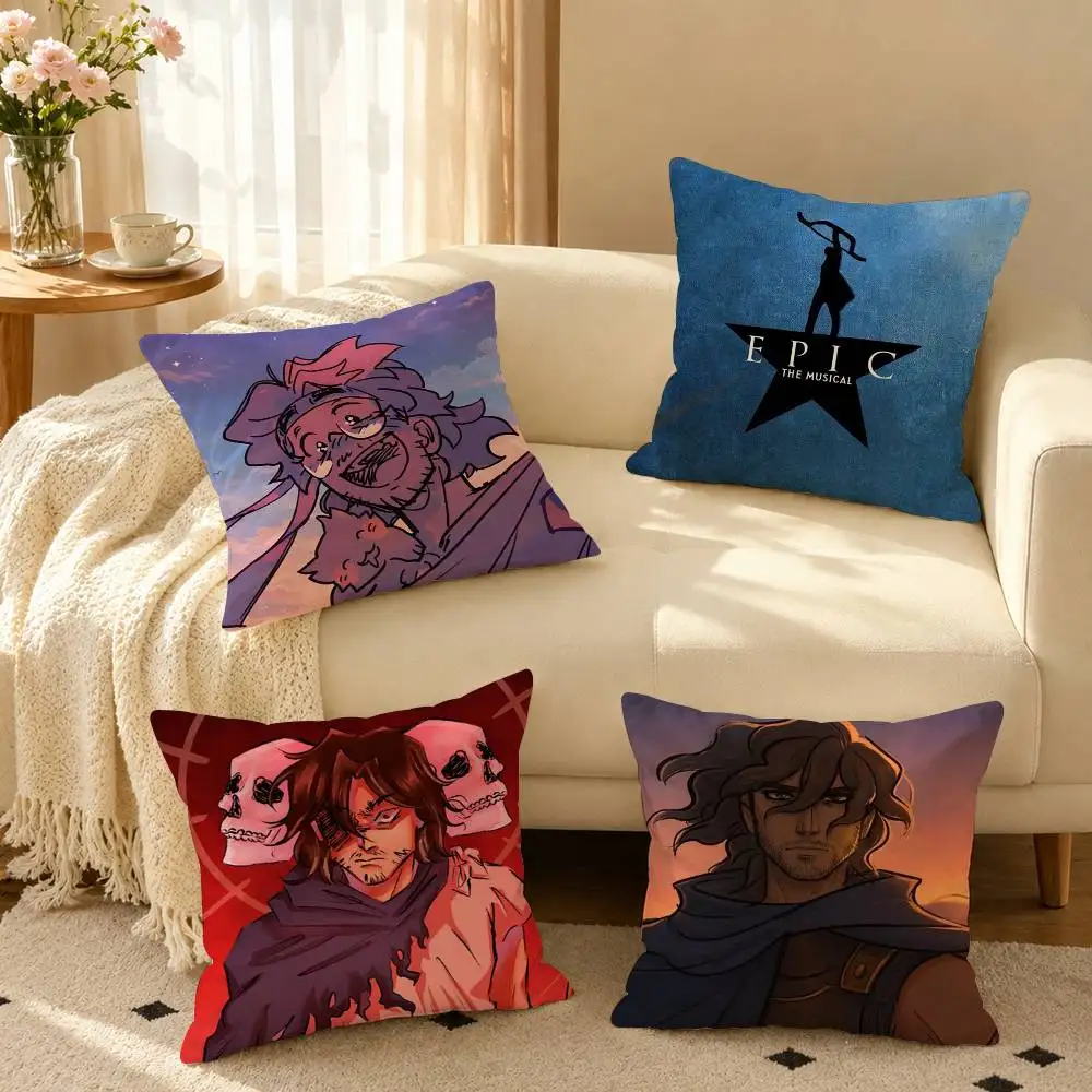 E-Epic T-The M-Musical  Pillow Case Square Double-Sided Sofa Cushion Cover Bedroom Bedside Pillow