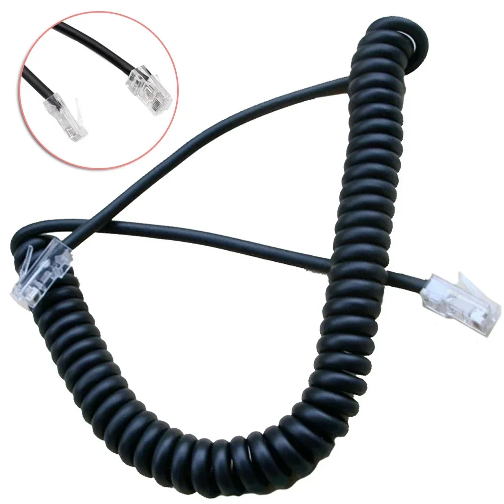 

New Useful Durable Microphone Cable For Icom HM-207-s HM-133-v IC-2300H IC-2730A ID-5100A ID-4100A Parts Replaces