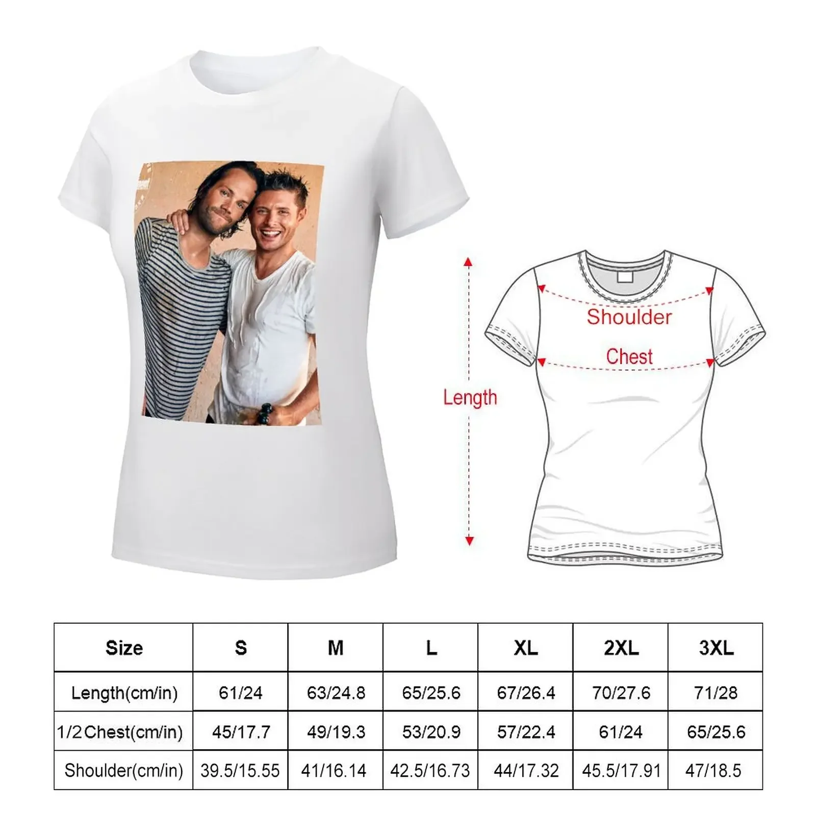 Jared and Jensen T-shirt vintage clothes Aesthetic clothing shirts graphic tees graphic t-shirts for Women