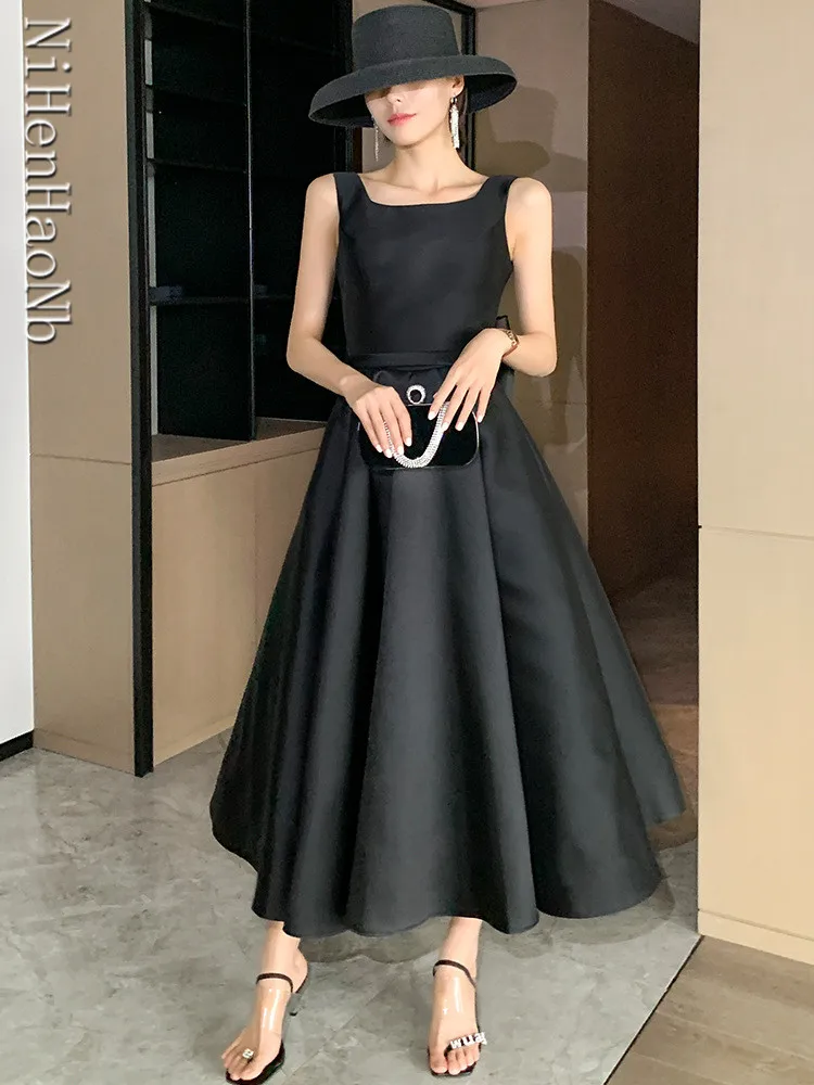 Quinceanera Dresses Evening Guest Party Summer Dresses for Women 2023 Elegant Black Prom Birthday Ball Gown Vestidos