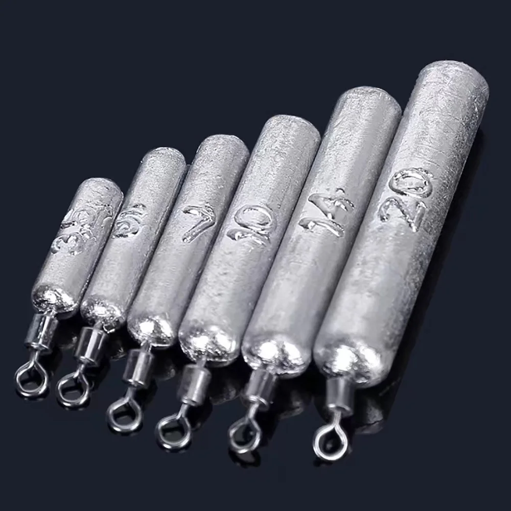 Drop Shot Gewicht 5 Teile/los Angeln Sinker 3,5g 5g 7g 10g 14g 20g Rohr kugel Schnell Stange Plumb Anhänger Blei Wirbel Dropshot Gewichte – Detail 10