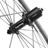 SUPERTEAM Roues en carbone pour vélo de route 3K Matte Cycling Wheelset 700C 60mm 88mm 5