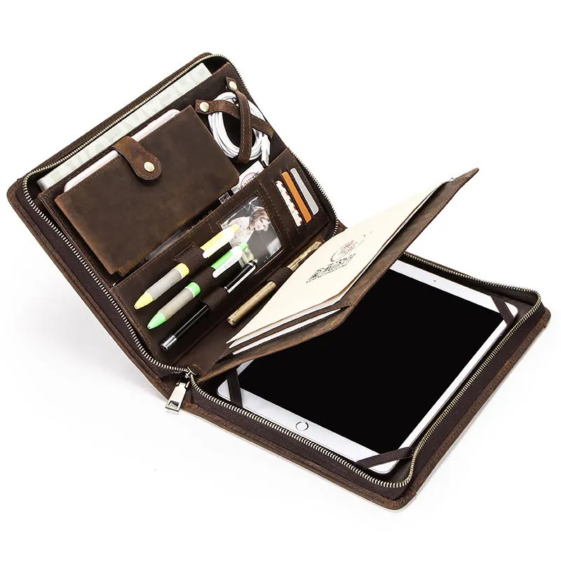 

Кожаный чехол-портфель для iPad Pro 11 (7-го, 8-го, 9-го, 10-го поколений), iPad Air 5 (4-го, 5-го, 6-го поколений), 10.9, iPad Air 5, iPad Pro 10.5, 9.7