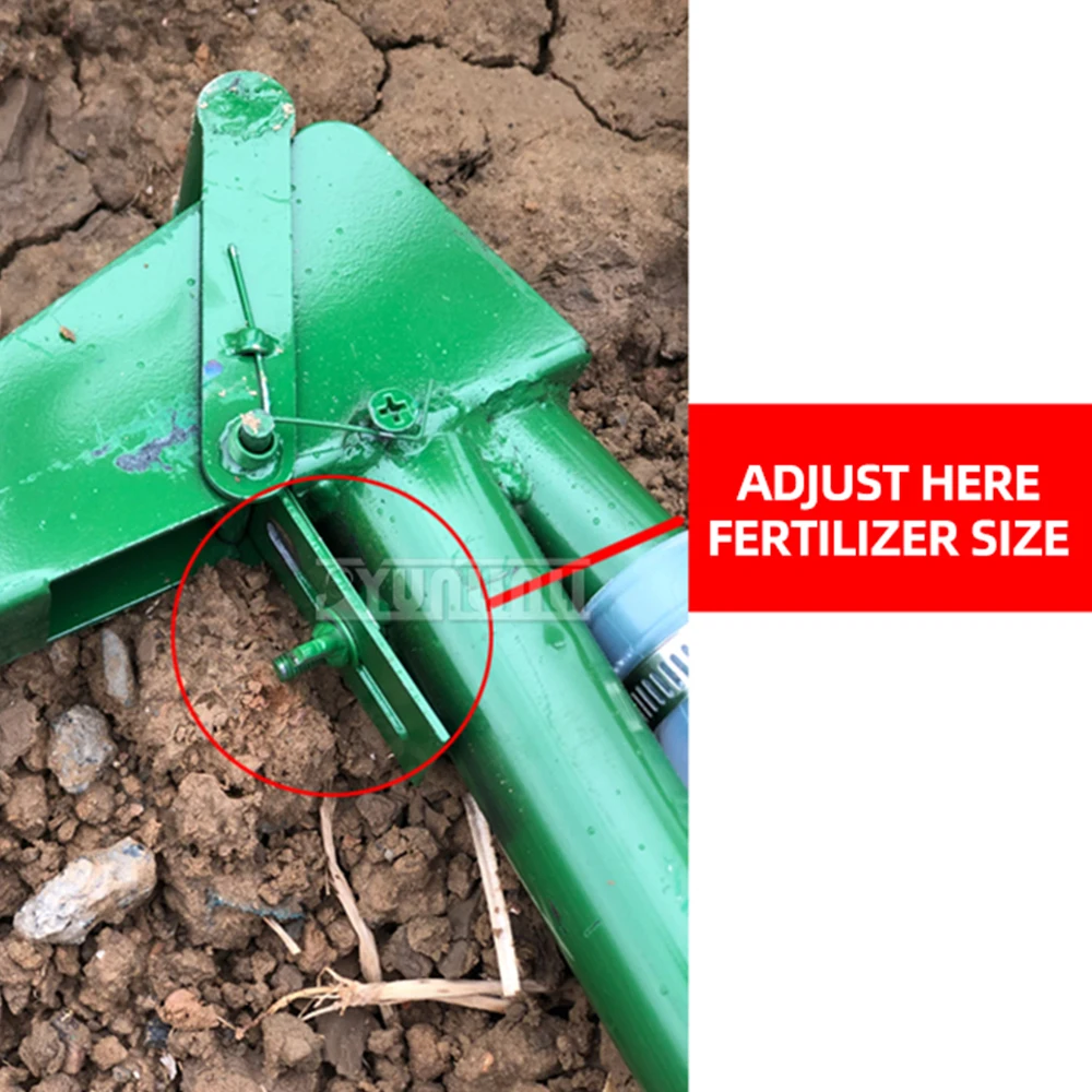 Manual Granular Fertilizer Applicator for Farm Large Capacity Fertilizer Spreader with Backpack Bag