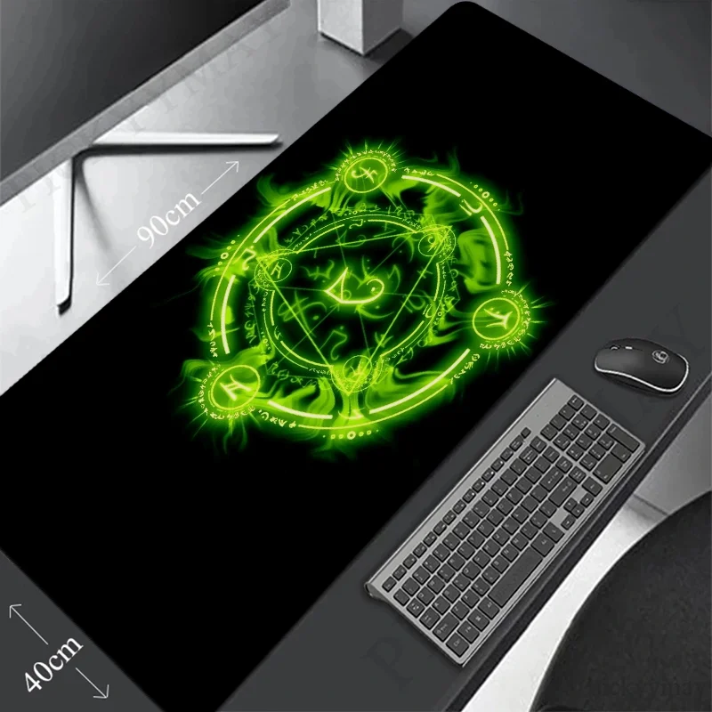 Magic Circle Mouse Pads Xxl Mouse Pad Gamer Pc Accessories Deskmat Game Mats Desk Mat Mousepad Gaming Mause Anime Office Desktop