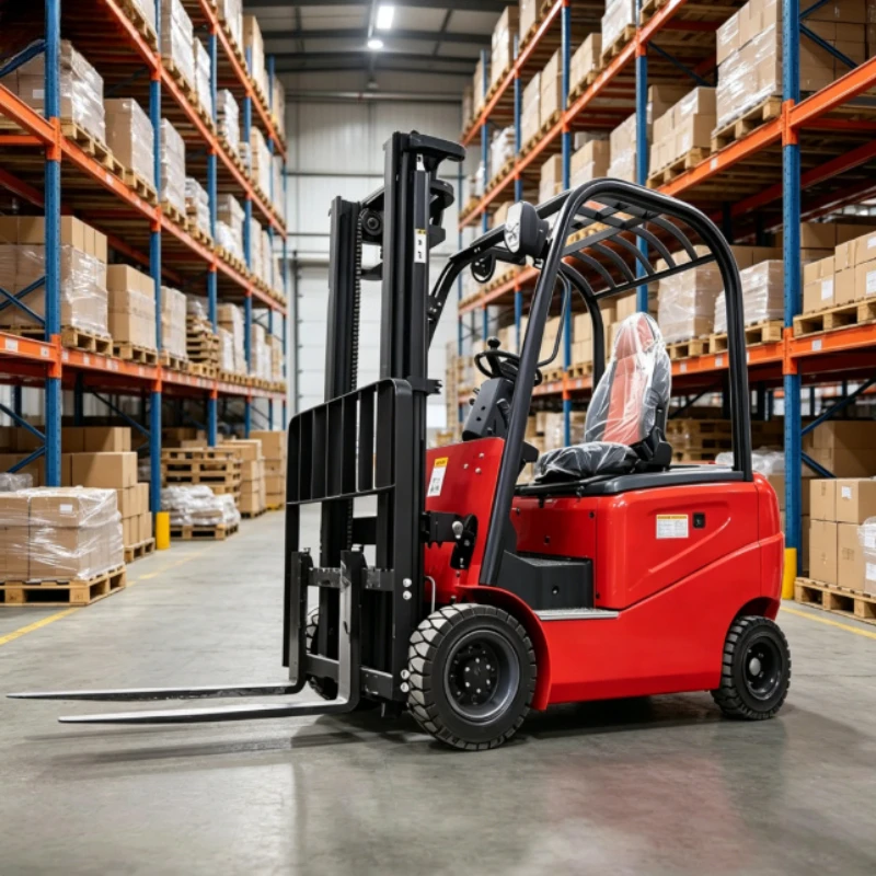 1/2/3/3.5/4 Ton Electric Counterbalance Forklift Truck Battery Powered Warehouse Cargo Handling Equipment For Transport
