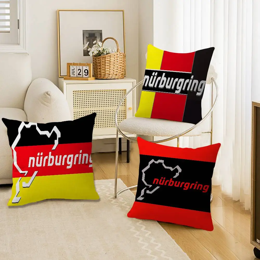 Ft Nurburgring Cushion Cover Inches Farmhouse Decor Home Throw Pillow Covers for Couch Decorations