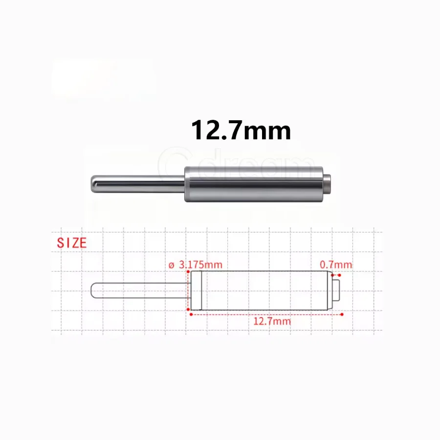 12,7 mm veerpersas tandheelkundige hogesnelheids handstuk reserveonderdelen, universele rotor kern middenas compatibel met NSK Dental