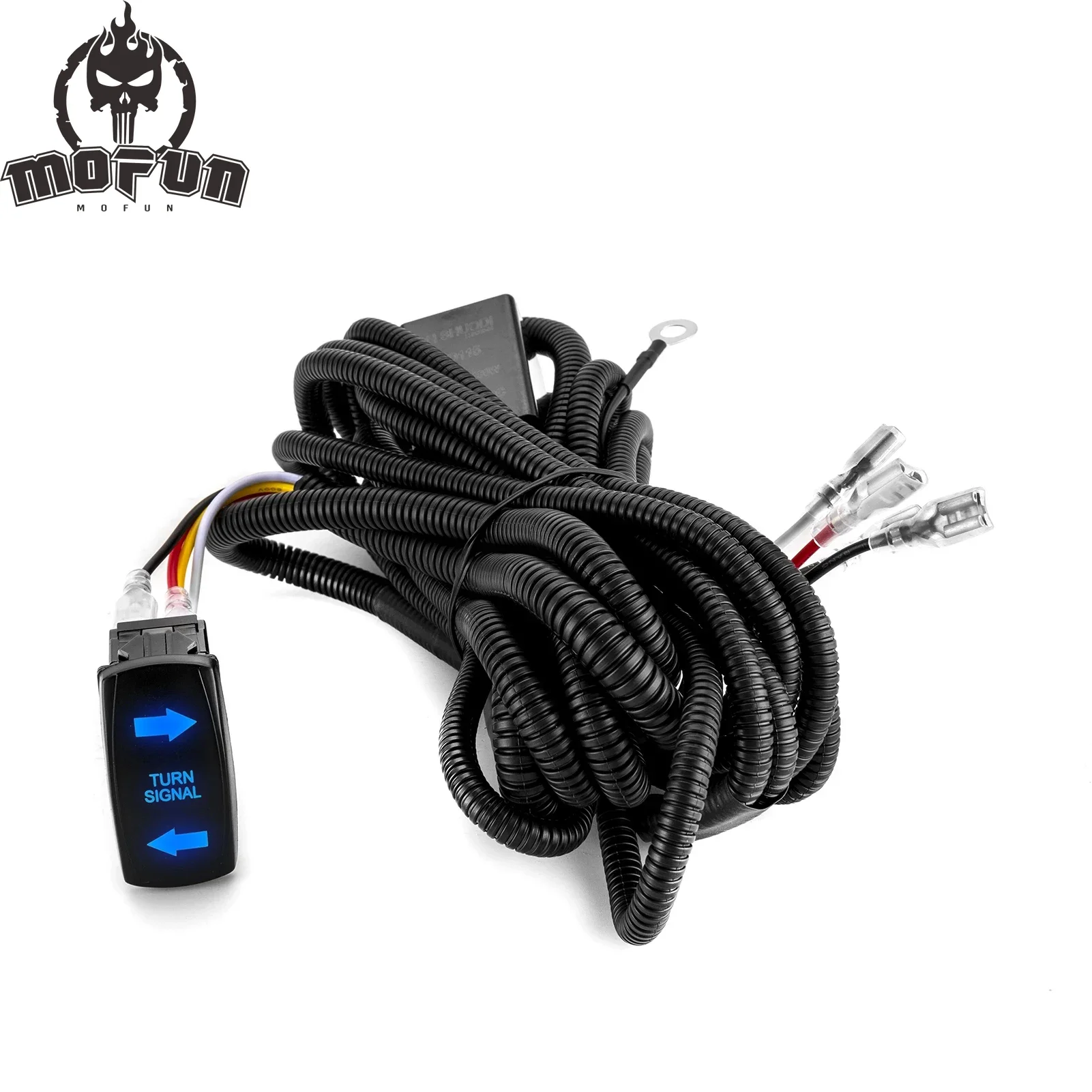 

Universal UTV 20 AWG 10ft 1 TO 2 Turn Signal Wiring Harness for RZR Ranger Maverick X3 Defender Pioneer Talon Teryx Mule YXZ
