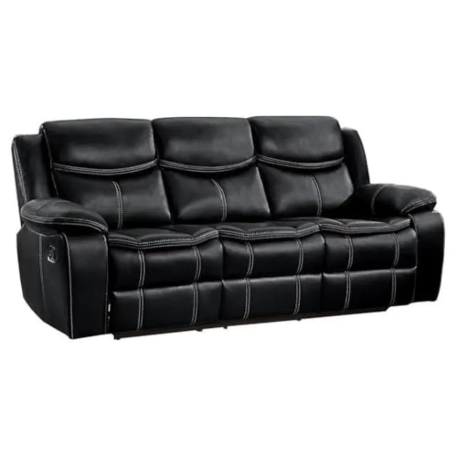 

Homelegance Bastrop Double Reclining Sofa Manual,Black
