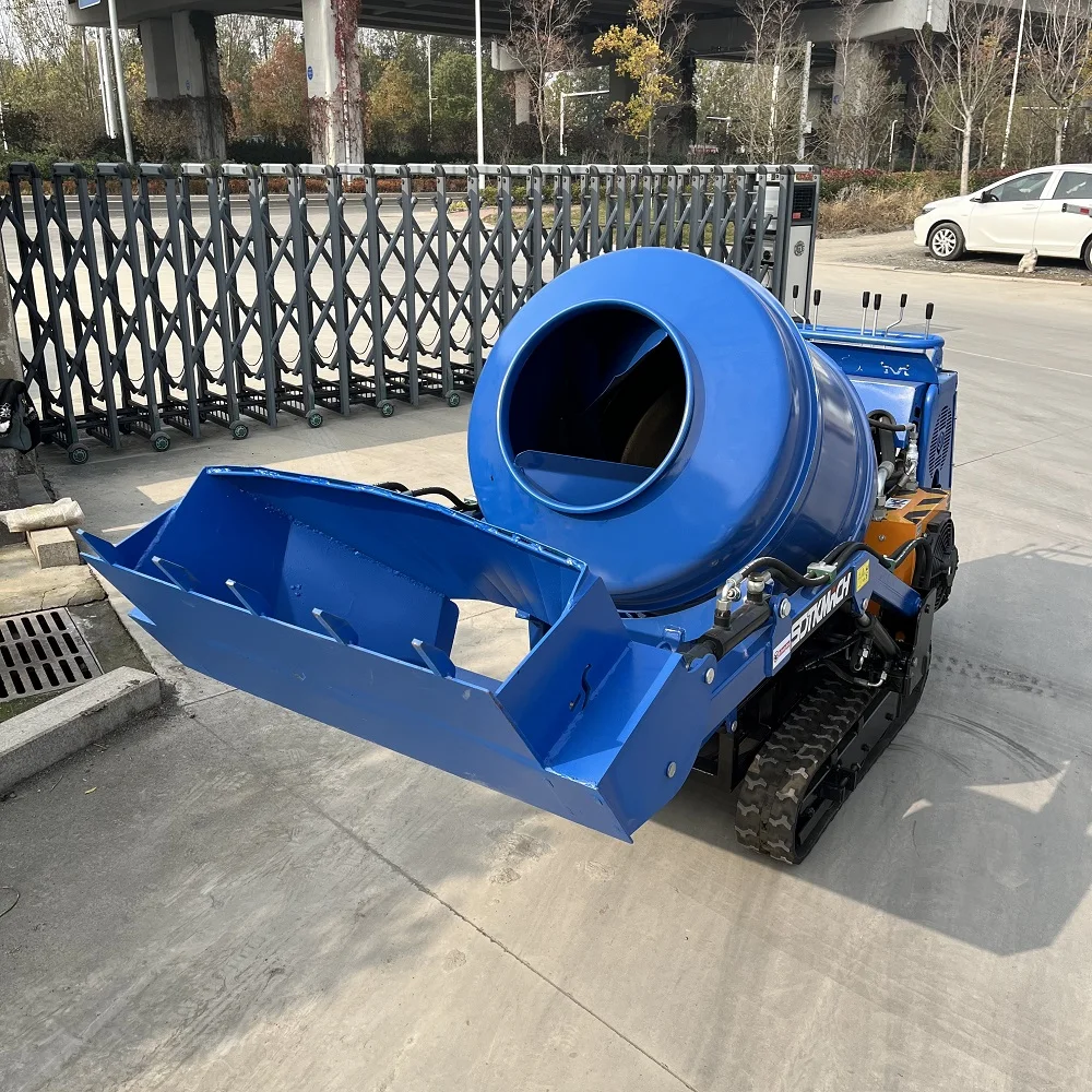

YG Customized High Efficiency Self Loading Crawler Mixer Portable Dump Truck Highway House Construction Mini Concrete Mixer Full