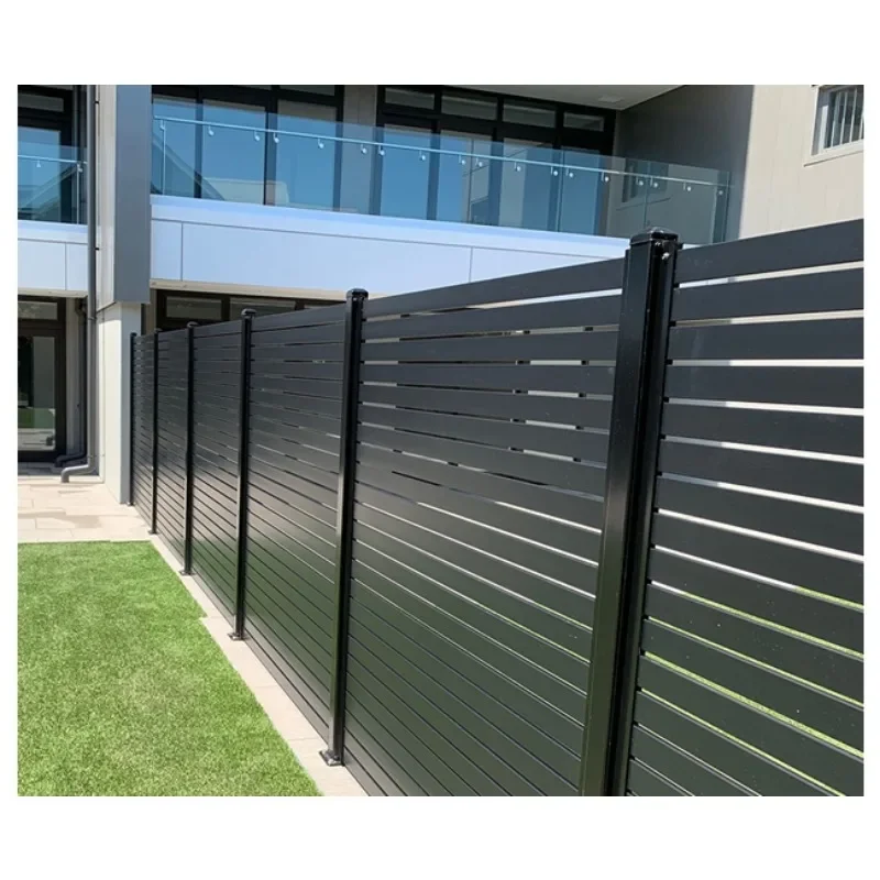 Customization Aluminum Fence Panels Black Garden Metal Screen Outdoor For Home