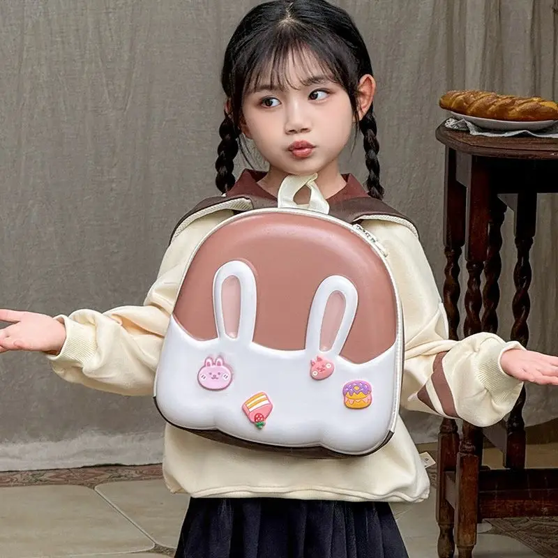 EVA 3D Rabbit Backpack for Girls Kids Children SchoolBag Luminescent Cartoon School Bag Kindergarten Preschool Baby Kids' Bags