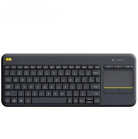 

K400 Plus 2.4G Wireless Keyboard Gaming Laptop PC Gamer Original Ergonomics Touchpad Mini Unifying Receiver Computer TV