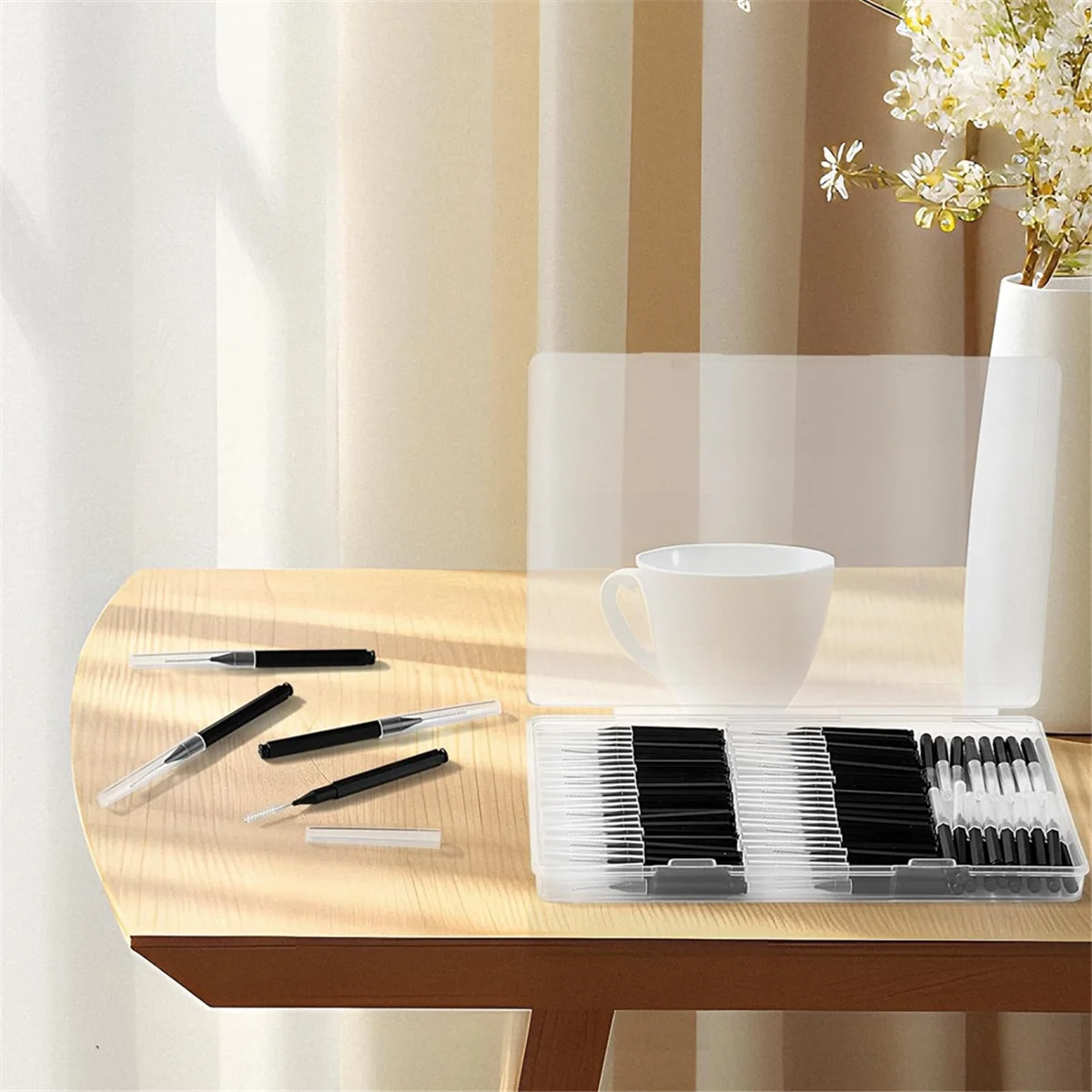 120 шт. межзубные щетки, брекеты, средство для чистки зубов, инструменты для чистки зубов, спиральная зубная щетка для эффективного ухода за полостью рта B