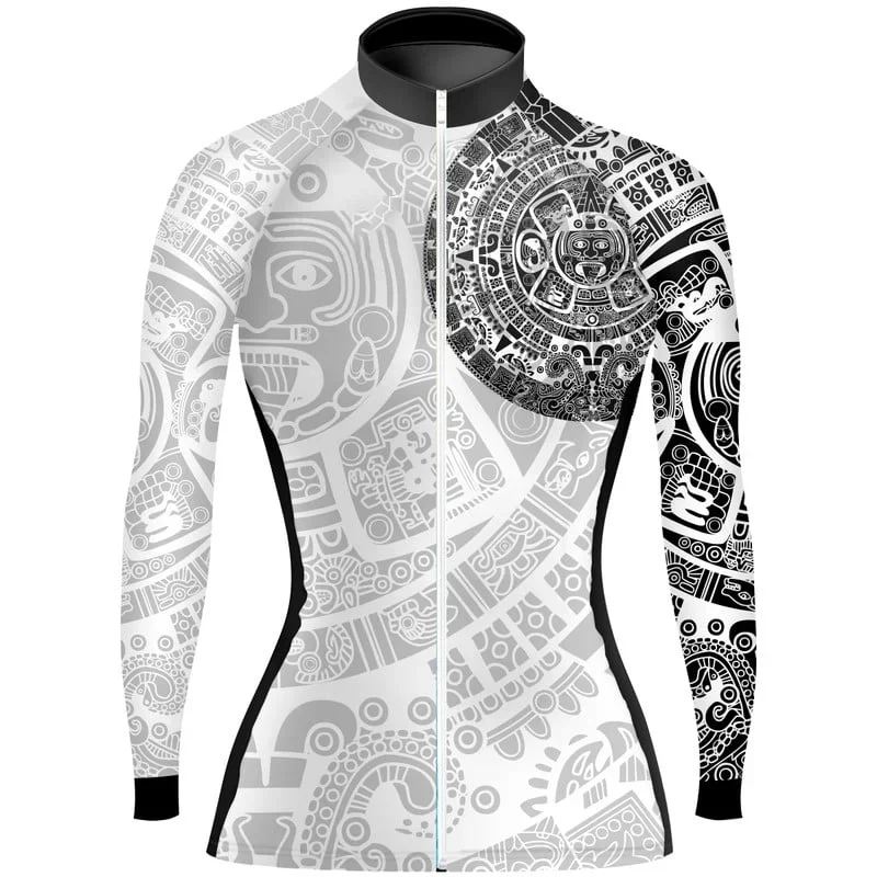

Белый велосипедный трикотаж с длинным рукавом, женская весенне-осенняя одежда, одежда для велосипеда, пальто для горного велосипеда, трикотаж Mtb