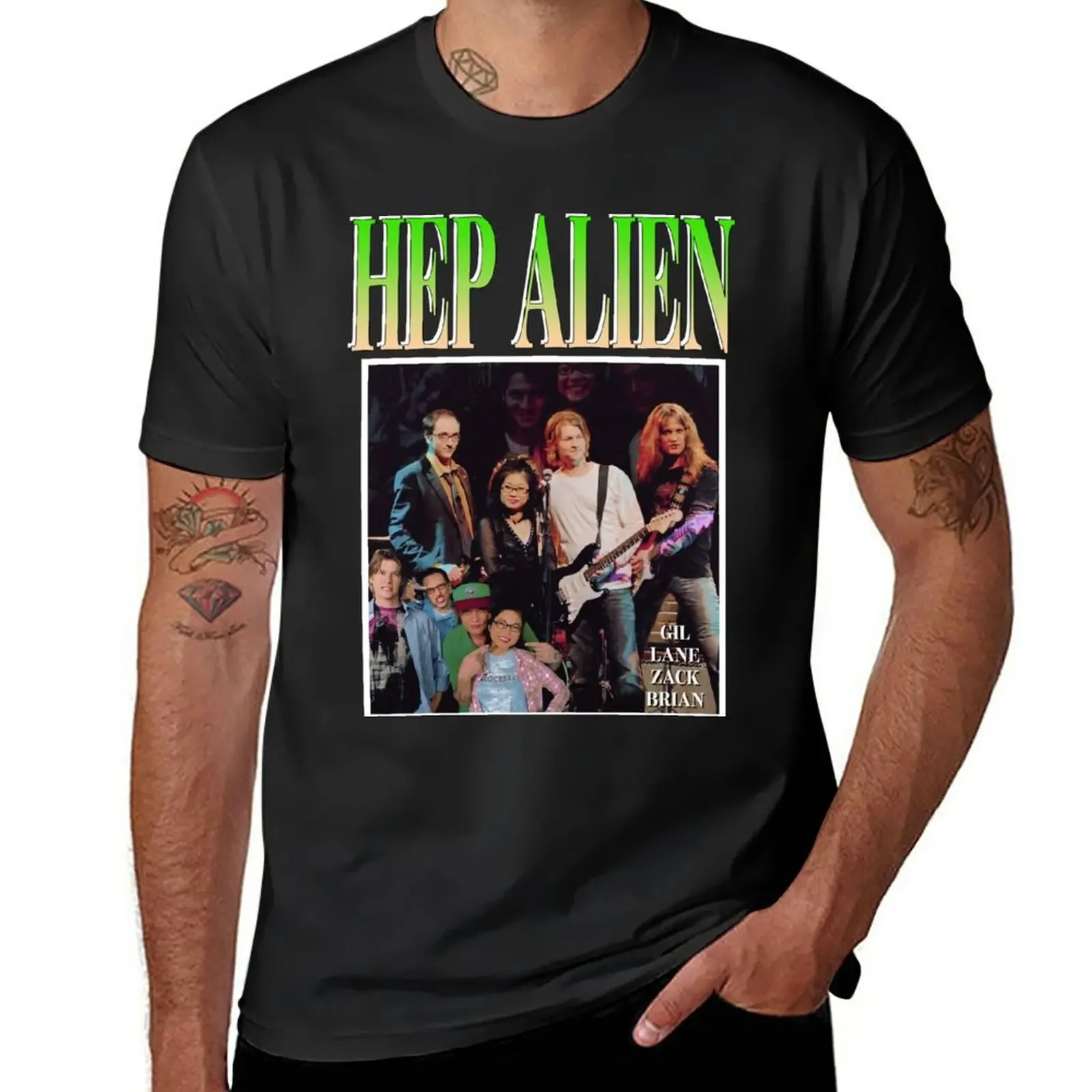 New Hep Alien T-Shirt plain hippie clothes shirts graphic clothing for men