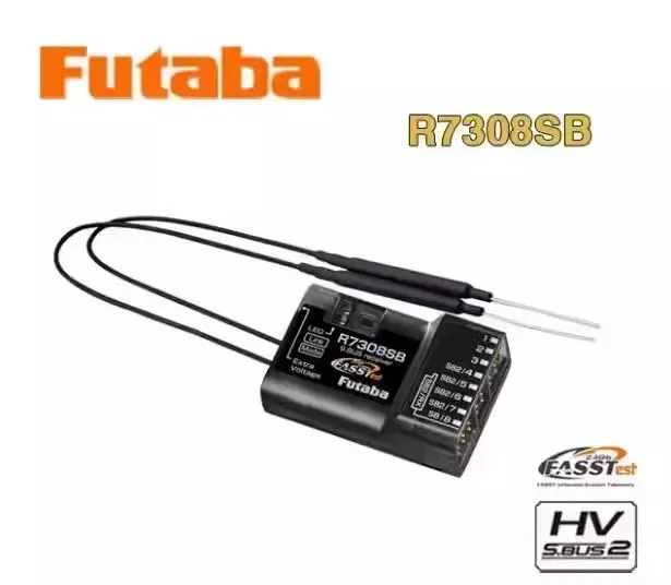 Futaba R7206SB R7306SB R7308SB S.Bus2 SBUS FASSTest Receptor para 14SG/18MZ/18SZ Não compatível com R6208SB R7008SB R7108SB