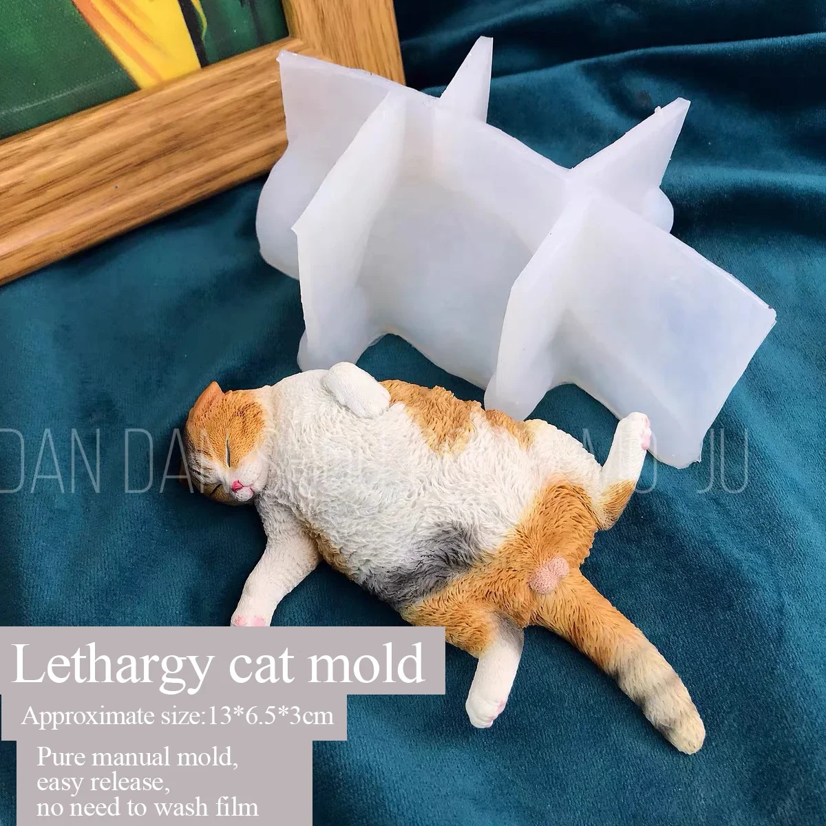 Cat Mold for Aromatherapy Plaster, DIY Mold, Drop Glue, Hand-made Silicone, Cute, DIY, Baby