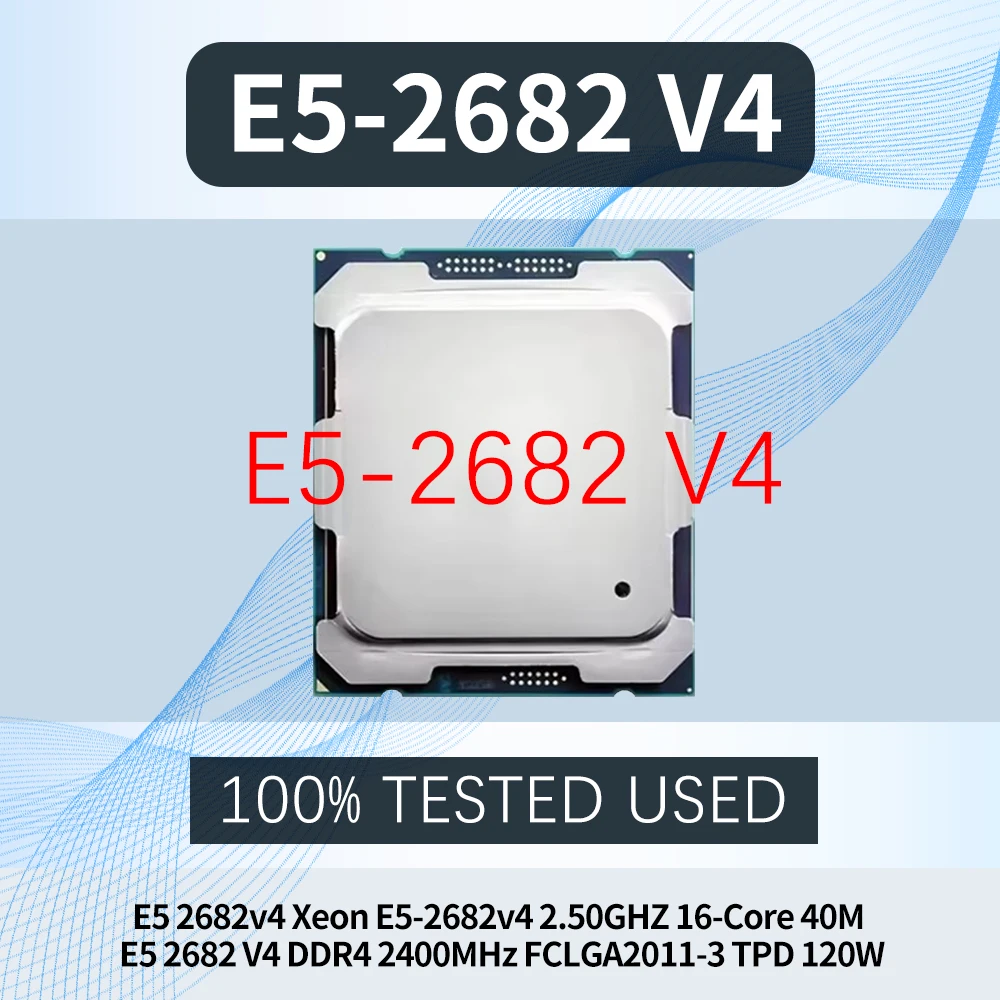 E5 2682v4 Xeon E5-2682v4 2,50GHz 16-Kern 40M E5 2682 V4 DDR4 2400MHz FCLGA2011-3 TPD 120W