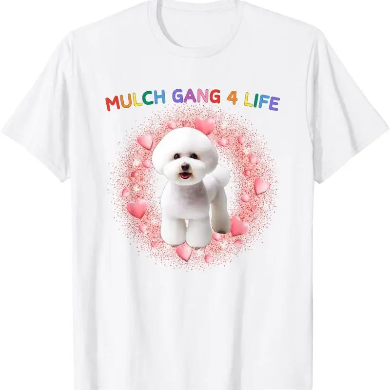 

Футболка с забавным щенком и мемом Mulch Gang 4, жизнь