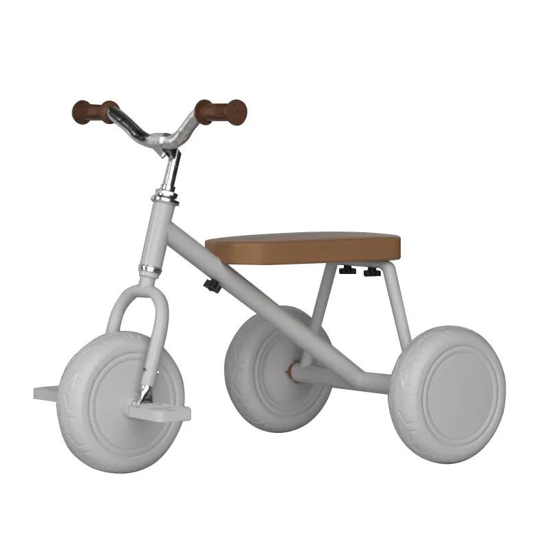 LazyChild nuovo triciclo per bambini pedale auto giocattolo per bambini auto regalo di compleanno può essere spinto singola auto leggera per bambini