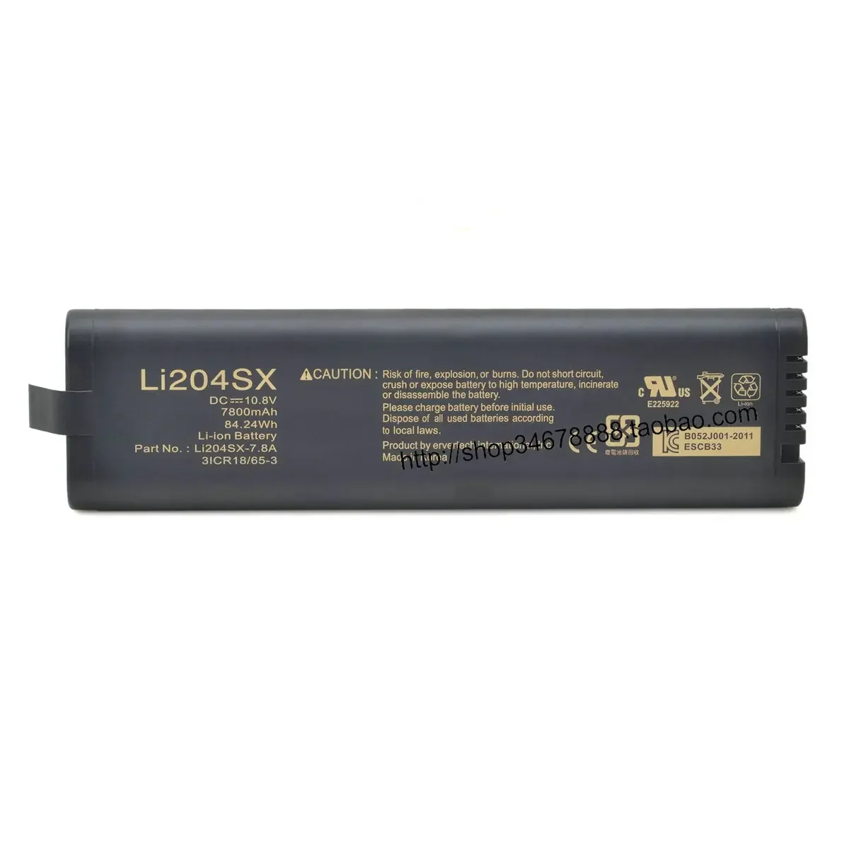 Suitable for Ankotner OTDR batteries JDSU MTS-6000, LI204SX-60A, LI204SX-7.8A