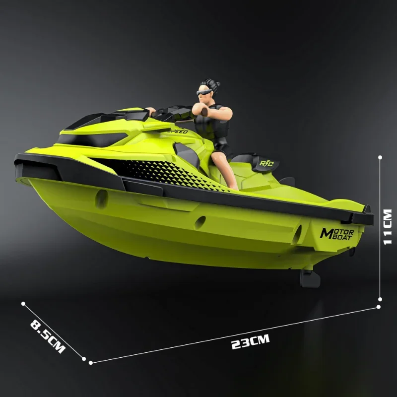 2.4G Remote Control Motorboat RC Boat Speedboat Water Race Boat Electric Yacht Toy Boat Model Waterproof Boy For Children Gifts