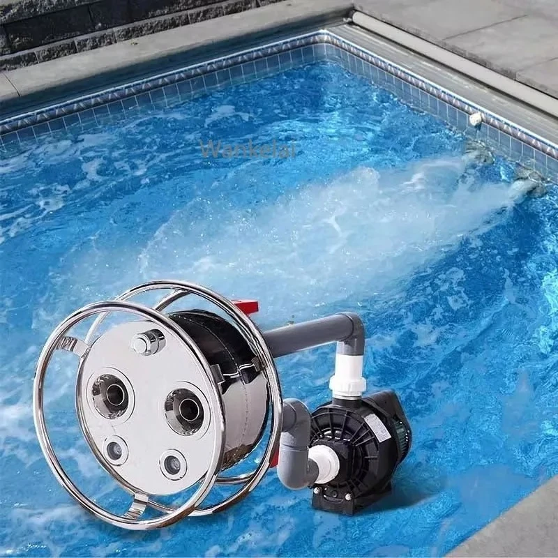 Steel Swimming Pool Counter Current Training System Pump with Customizable Logo Massage Jet Stream for Fitness And Flow Control
