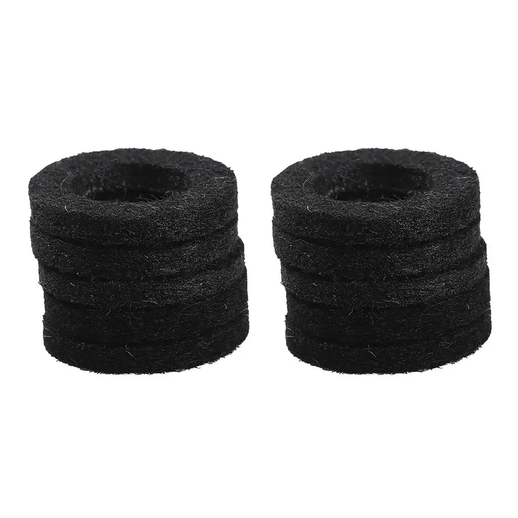 Trumpet Disc Pad, 10 Pieces trumpet type valve Stem Felt for