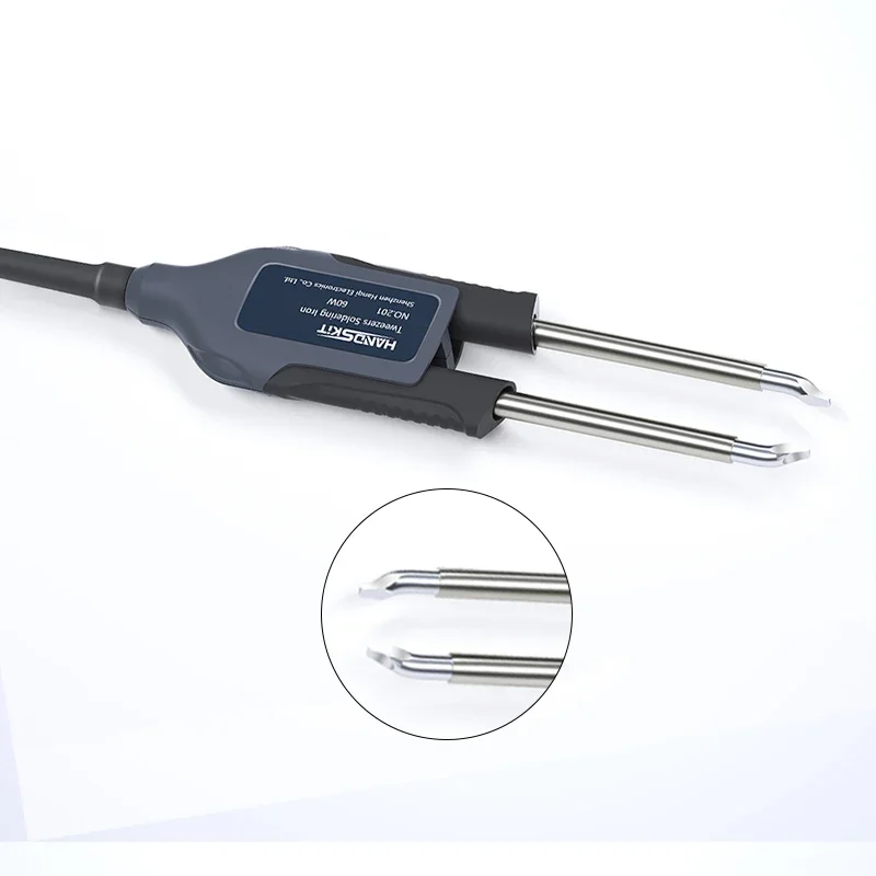 Adjustable Temp T12 Soldering Tweezers Handle Fit Handskit STM32 Soldering Station Portable Electronics Maintenance Tool