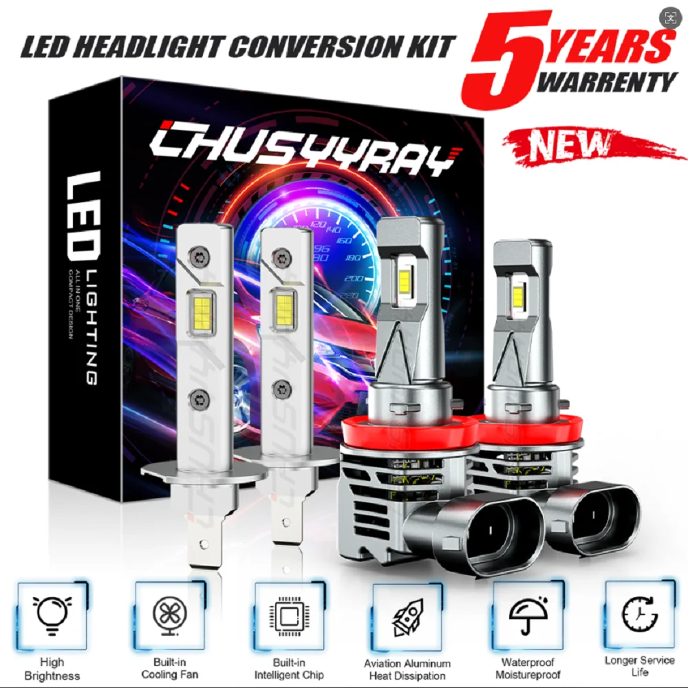 

CHUSYYRAY Car lights H1 H11 Led Headlight High Low Beam For Ford Focus SE Hatchback 4-Door 2012-2018 Car accsesories
