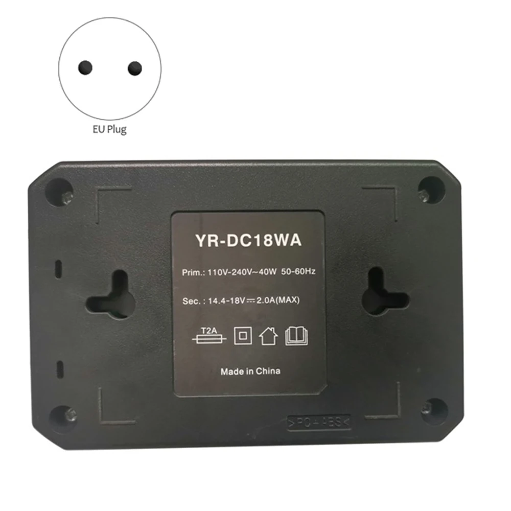 شاحن 14.4 فولت-18 فولت DC18WA لماكتيك ماكيتا DC18SG DC1851 BL1813G BL1415G BL1815G BL1413G UH522D UM167D UR180D (قابس الاتحاد الأوروبي)