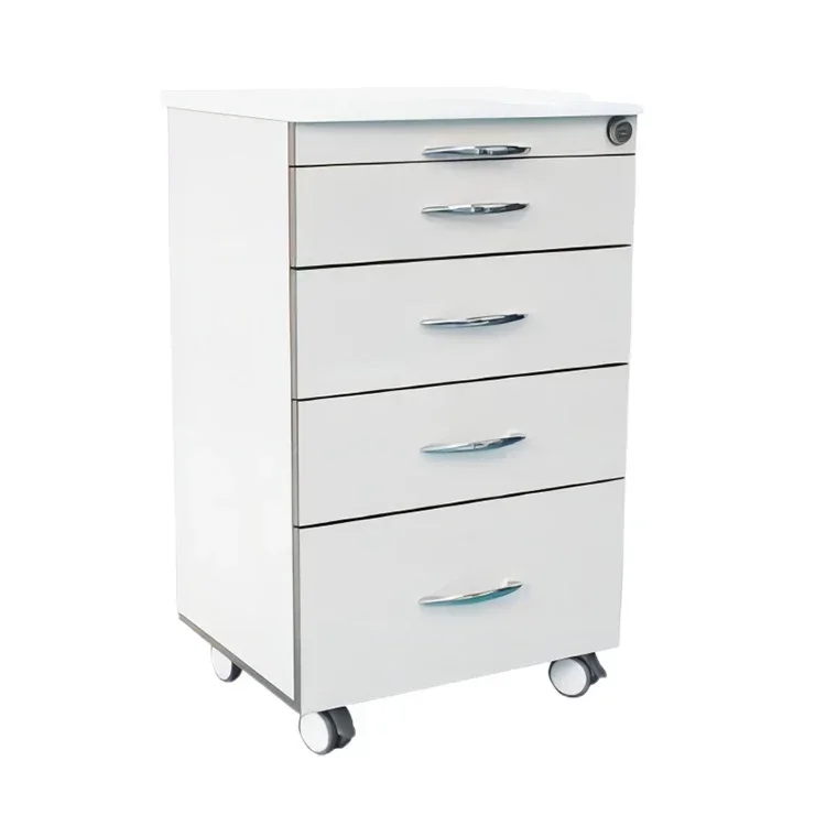 Movable Sideboard Metal Pedestal Trolley Safety Steel Cabinet Mobile Filing System