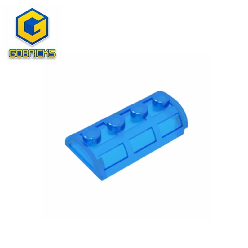 Gobricks GDS-2099 Container, Treasure Chest Lid Curved (Undetermined Type) compatible with lego 4739 pieces of children's toys