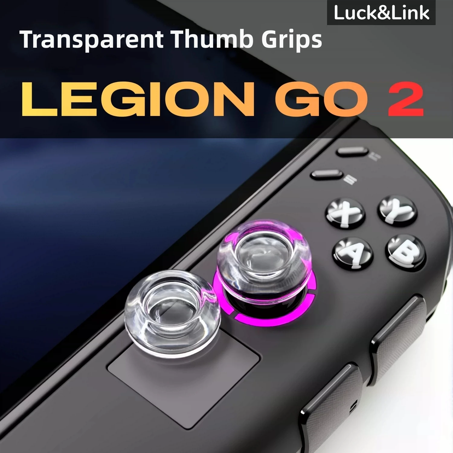 

Joystick Caps Compatible with Legion Go 2 - Transparent Thumb Grip Caps - Analog Cover Thumbstick Grips for Legion Go 2