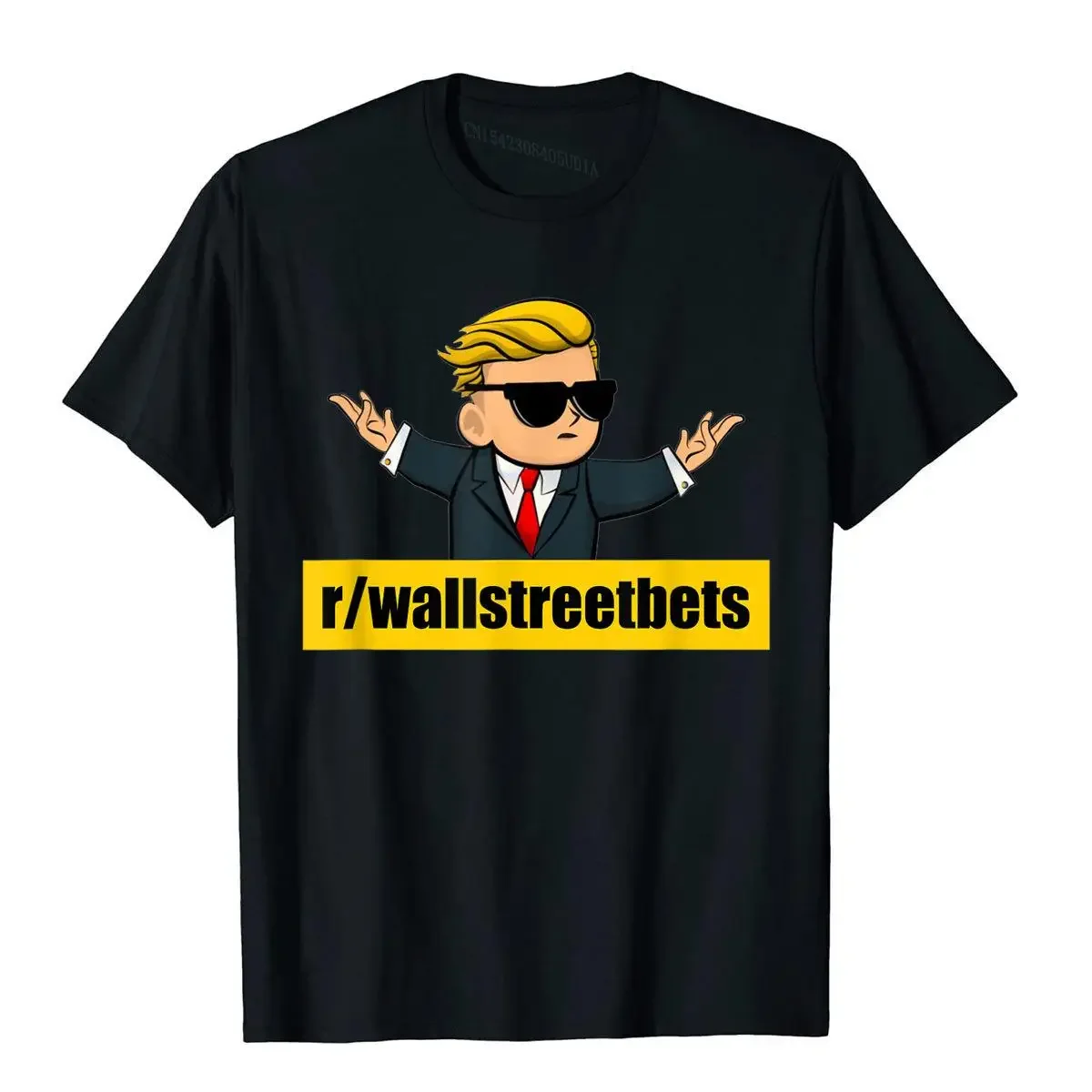 Wallstreetbets Stonks T-Shirt Top T-Shirts For Men 3D Style Tops Shirts On Sale Vintage Cotton Harajuku