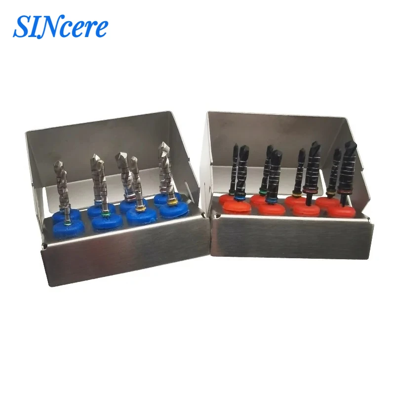 

Dental Surgery Implant Drills Dental Trephine Bur Tissue Punch Kit Implant LONG & Short Lance Pilot Drills Bur Bone Saw Disks